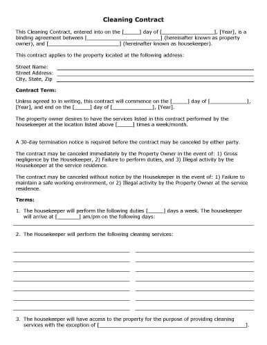 32 Modeles D Exemple De Contrat Dans Microsoft Word Hloom