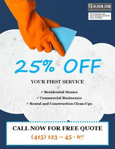 14 Free Cleaning Flyer Templates House Or Business Hloom