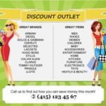 Discount Outlet Flyer