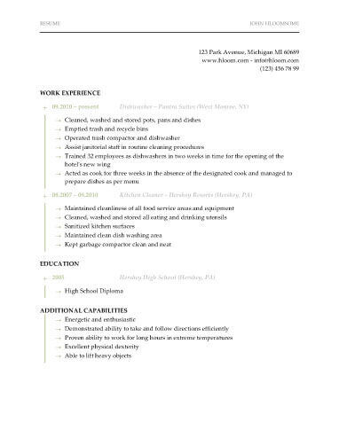 13 Student Resume Examples High School And College