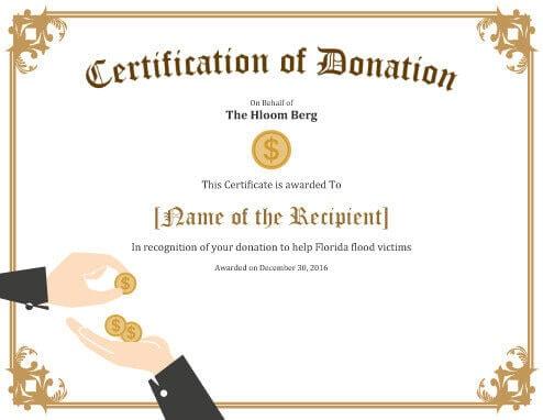 certificate of recognition template