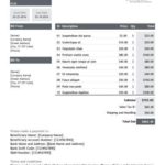 Double Trouble Invoice Template Excel