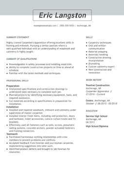 resume examples administrative