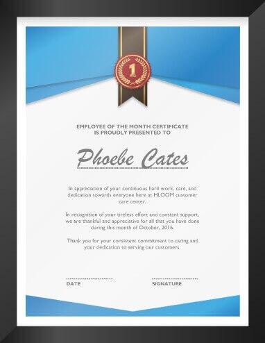 Certificate of Recognition Template