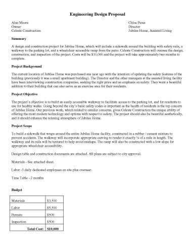 32 Sample Proposal Templates In Microsoft Word Hloom