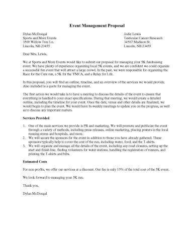 Proposal example Proposal example