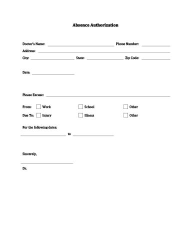 Medical Office Note Template