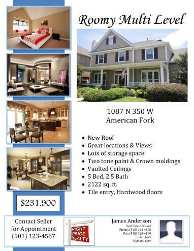 Real Estate Flyers Template from www.hloom.com