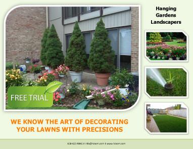 Free Trial Offer Landscaping Flyer Template