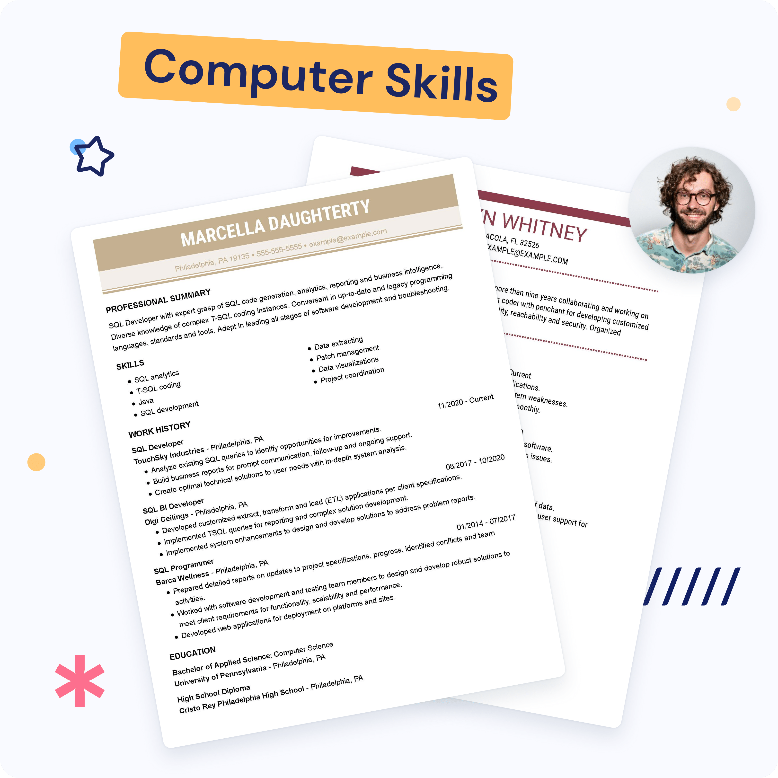 computer skills for resume examples hero banner