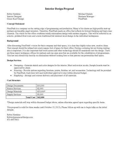 Request For Proposal Sample Letter from www.hloom.com