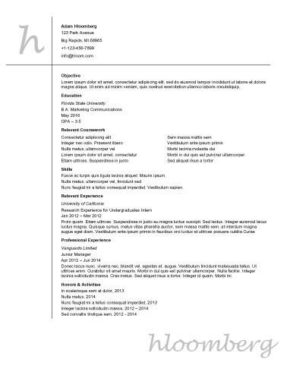 How To Make A Resume For Students How To Make A Resume For Students