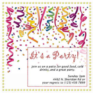 Party Invite Word Template from www.hloom.com