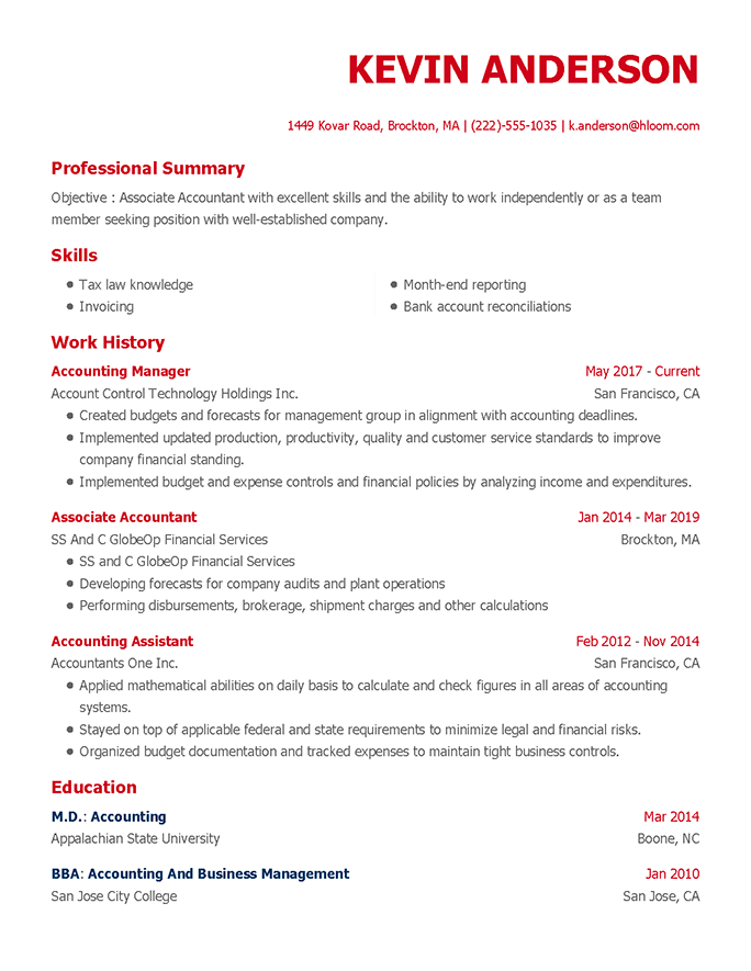 2019 Resume Template from www.hloom.com