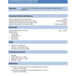 12 free high school student resume examples for teens