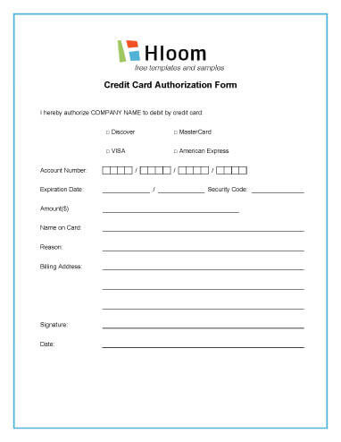 Insurance Authorization Form Template from www.hloom.com