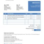 19 Blank Invoice Templates [Microsoft Word] | Hloom