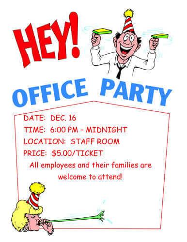 Office party invitation