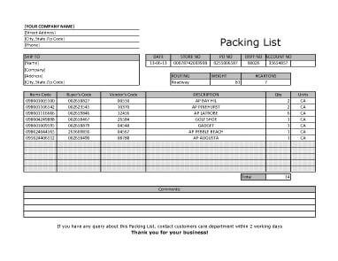 13 Plantillas De Albaran Gratis Word Y Excel Hloom