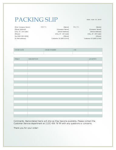 13 Free Packing Sliptemplates Word And Excel Hloom
