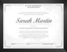 11 Free Printable Degree Certificates Templates