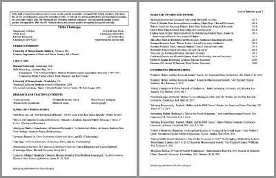 PhD Music CV