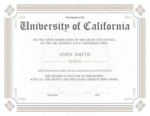 11 Free Printable Degree Certificates Templates