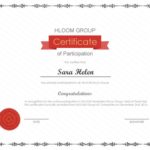 Printable Certificate Of Participation