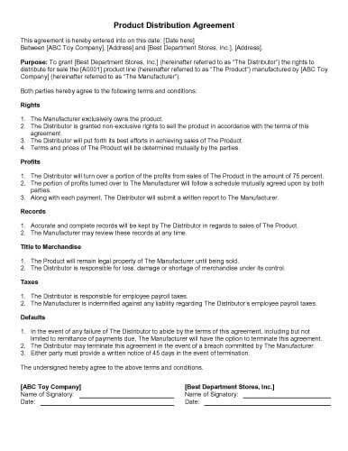 Investment Agreement Template Doc from www.hloom.com