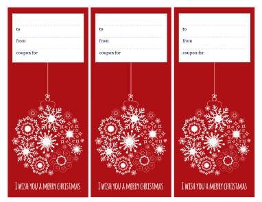 Red Christmas Decoration Coupon