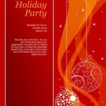 Red Holiday Party Invitation