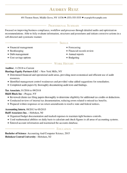 Refined resume templates