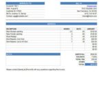 sample service invoice