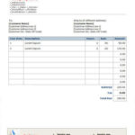 Sample of Invoice Template for Word