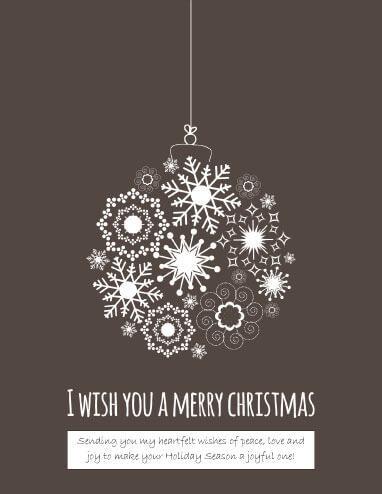 Sending Heartfelt Wishes Christmas Card