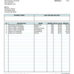 Service Invoice for article writers
