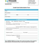 Simple Credit Card Authorization Form