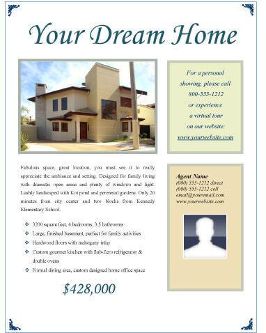 14 Free Flyers For Real Estate Sell Rent Hloom