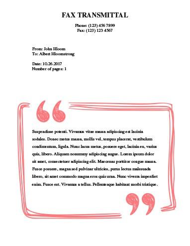 29 Plantillas De Hoja De Portada De Fax Imprimible Gratis Hloom