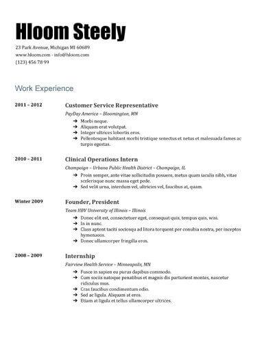 19 google docs resume templates 100 free