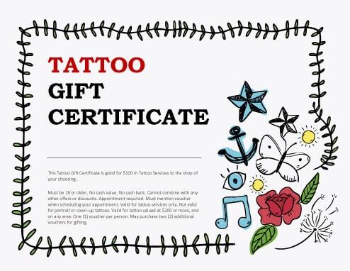 13 Free Printable Gift Certificate Templates [Birthday, Christmas] | Hloom