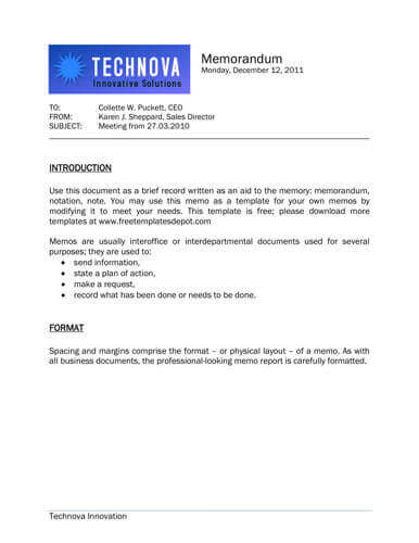 Professional Memo Template Word from www.hloom.com