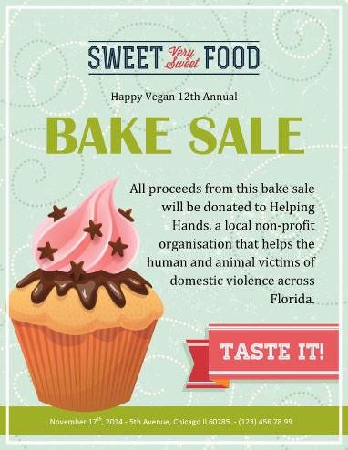 bake sale poster ideas