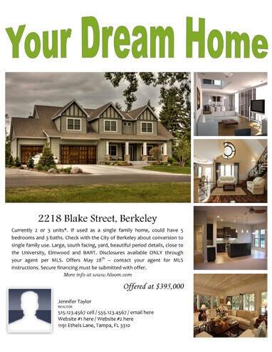 Your Dream Home Real Estate Flyer