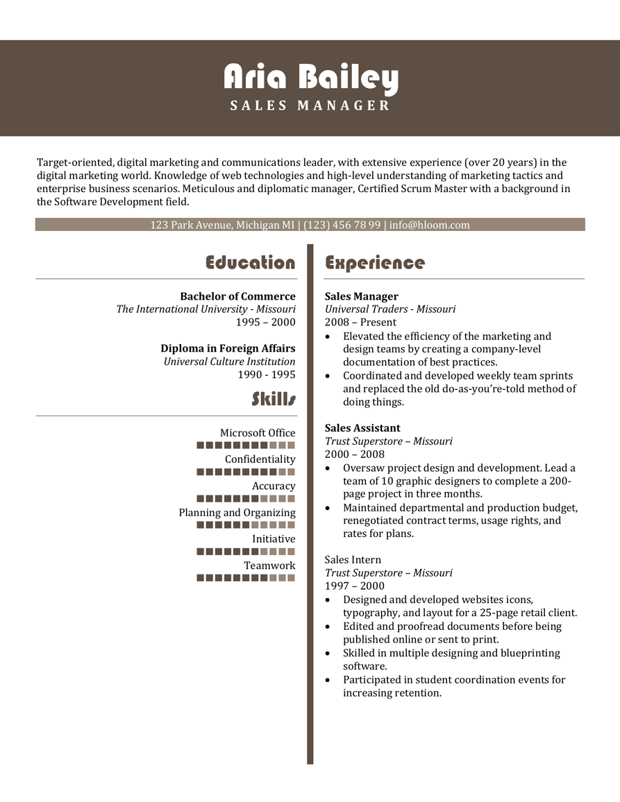 resume template bahasa melayu   51