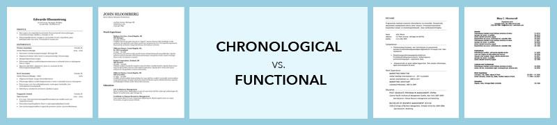 functional vs chronological resume