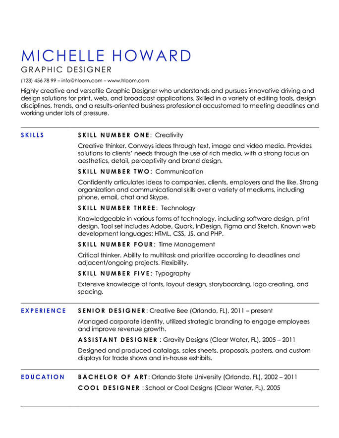 19 Modeles De Cv Google Doc Gratuits Download