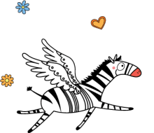 flying zebra