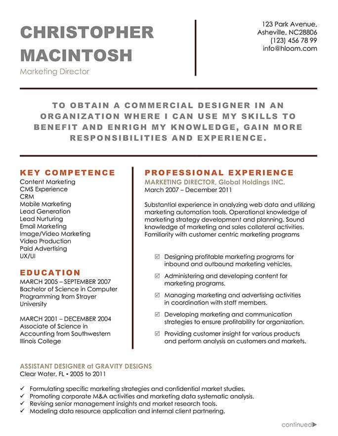 Resume Templates You Can Download Jobstreet Philippines