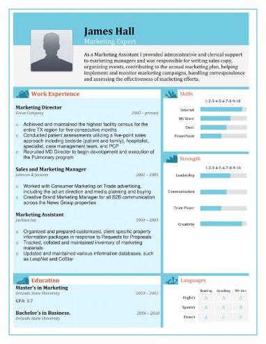 On a Scale Resume Template